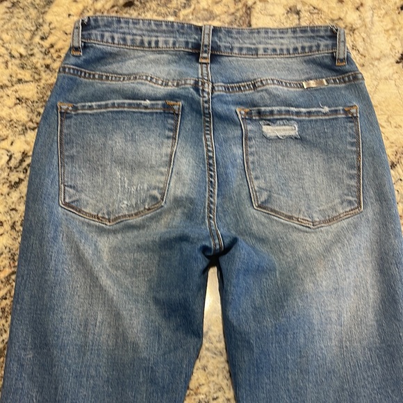 KanCan High Rise Button Fly Distressed Skinny Jeans Size 26 - Picture 3 of 6